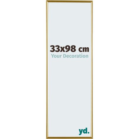 yd. - Cadre photo 33x98 - Or - Plastique - Evry