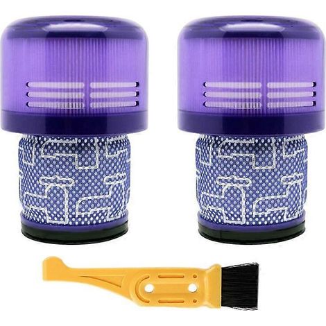 Lot de 2 filtres de rechange compatibles avec l'aspirateur sans fil Dyson V11 Cyclone Animal Total Clean et sa brosse de nettoyage (1/2)
