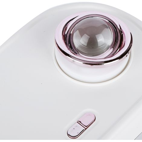 Humidificateur de bureau double pulvérisation 1 L alimenté par USB avec veilleuse d'ambiance pour la maison et le bureau (blanc) (1/5)