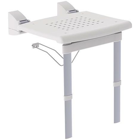 Sedile doccia ribaltabile da muro K Design  sedile con ribalta senza gambe (1/3)