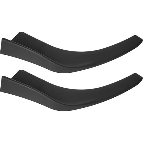 1 paire de splitters canard lèvre bouclier avant voiture universel noir ABS pelles carrosserie tuning (1/5)