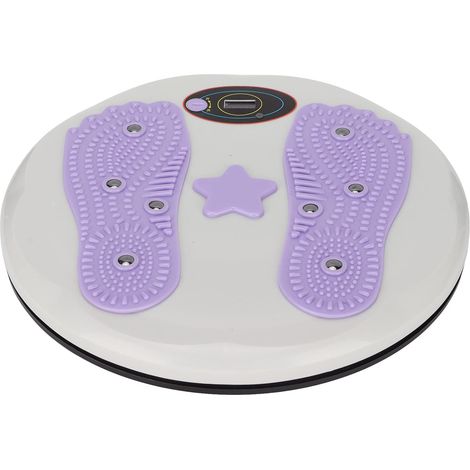 Planche de torsion pour la taille - 1 pièce - Plastique ABS - Compteur intégré - Fitness et perte de poids - Violet (Grand disque de torsion pour la taille violet) (1/5)