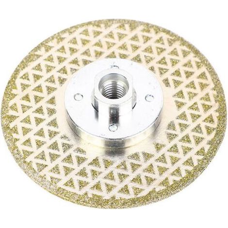 Disque diamanté 125 mm M14 pour coupe et meulage électrolytique pierre marbre carrelage granit lame de scie (1/4)