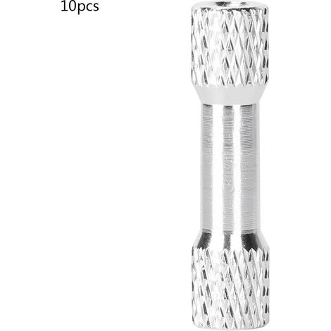 10 entretoises M3x25mm aluminium anodisé argent, colonne femelle filetée équilibrée pour quadricoptère (1/5)