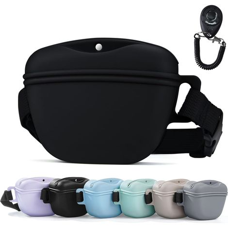 1 Pochette éducation canine, Fermeture magnétique, Silicone imperméable, 480 ml, Chien (1/5)
