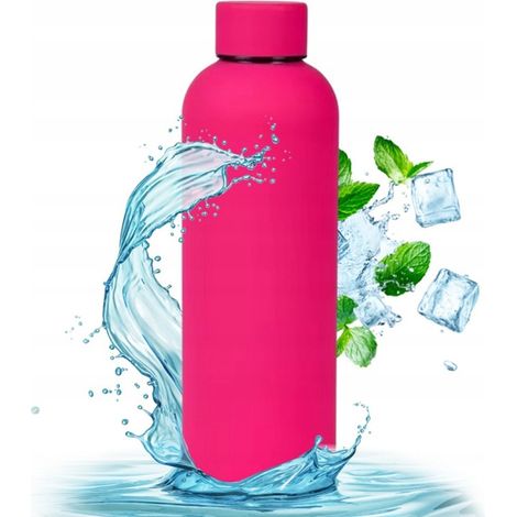 Bouteille d'eau isotherme ECARLA en acier inoxydable 500 ml Fuchsia BD46F (1/5)