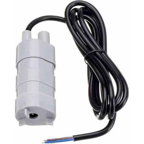 Pompe immergée 12 V CC – Débit maximal 840 L/h – Pour camping-car, étang, aquarium et jardin – Silencieuse, étanche IP68, avec filtre intégré