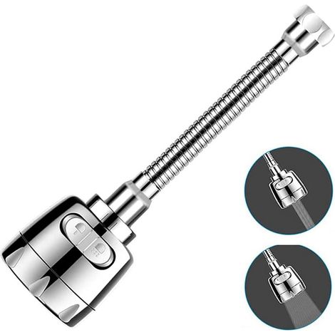 Grifo mezclador flexible de chorro 593292 para cocina boquilla giratoria 360 °