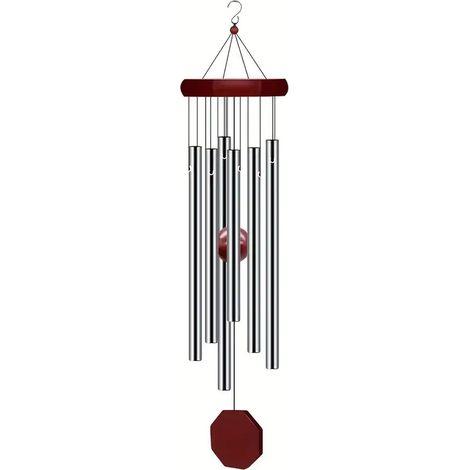 Sollbry Carillon a Vent Exterieur, Carillons Décoratifs avec 6 Tubes, Carillons Éoliens, Son Apaisant et Relaxant, pour Maison, Jardin, Cour, Balcon, Décoration Intérieure (1/5)