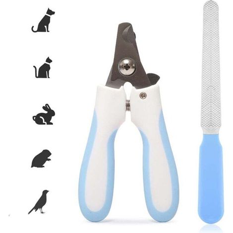 Nagelknipser und -schneider für Hunde mit Sicherheitsschutz, professioneller Nagelknipser für Katzen verhindert Überschneiden, Tierpflege- und Maniküre-Sets