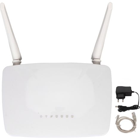 Routeur WiFi Professionnel 300Mbps Haute Vitesse, Point d'Accès avec Antennes Externes pour Bureau, Prise UE (1/5)