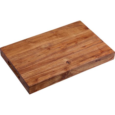 Starkes Schneidebrett aus Akazienholz, 40 x 25 cm