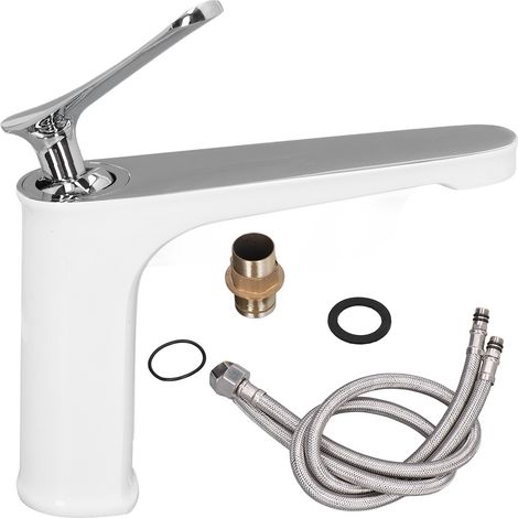 Einhebel-Waschtischarmatur G1/2 aus massivem Messing, robuster Metallgriff für das Badezimmer (1/5)
