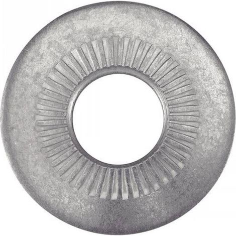 200 Rondelles Coniques Striées Série Large 4 mm - NFE 25511 - Inox A2 - D-Work (1/4)