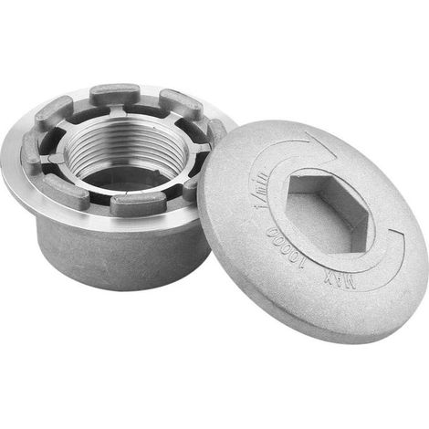 Ej.Life Tete de Coupe, tete de Coupe Universelle en Aluminium Tetes de Taille-Bordure Accessoire pour debroussailleuse a Herbe A (1/5)