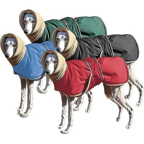 Wasserdichter, winddichter und warmer Wintermantel für Hunde mit reflektierender Weste für Welpen kleiner, mittlerer und großer Rassen – Größe S (1/5)