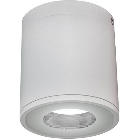 Trade Shop - Papocalímetro Techo Baño De Techo Cuarto De Baño Caja De Ducha Láminas Gu10 Impermeable Ip65 -      Blanco (1/2)