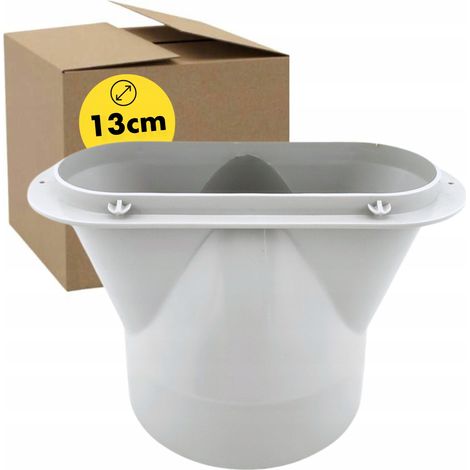 Adattatore per tubo di condizionatore portatile - diametro 13 cm, lungo (1/5)