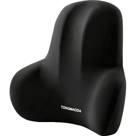 Lendenwirbelstützkissen, Ergonomische Unterstützung, Langlebiges Memory-Schaum, 42.8x10x34cm, schwarz (1/2)