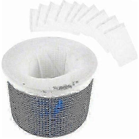 Convient aux filtres d'écumoire de piscine, filtres d'écumoire de piscine en tissu de nylon durable et élastique, convient aux paniers de filtration de piscine, filtres d'écumoire de piscine en maille (1/3)