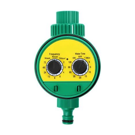 Minuteur arrosage auto intelligent à bouton rotatif sur piles, pour jardin pelouse serre, simple (1/5)