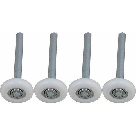 Cisea MUMU 4 Pack Waterproof Nylon Garage Door Ball Bearings with 115mm Shaft (1/4)