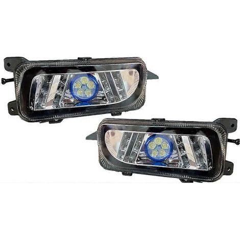 1 paire de feux antibrouillard avant 24 V pour camion, compatibles avec Mercedes-Benz Actros MP2 MP3 2002-2008 A9438200156 A9438200056 (1/5)