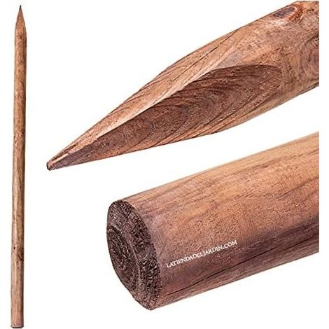 Suinga – Tuteur en bois traité autoclave 3 150 cm – Résistant aux insectes et à la pourriture – Support pour arbres vigoureux