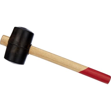 6 - Maillet En Caoutchouc - Outil De Frappe - Pour Assemblage Et Protection De Surface - Usage Atelier Et Bricolage - Noir - 6,5cm (1/4)