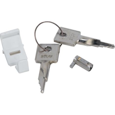 HAGER GOLF SERRURE AVEC 2 CLÉ POUR BOITIER GOLF SÉRIE VF/VISON (1/3)