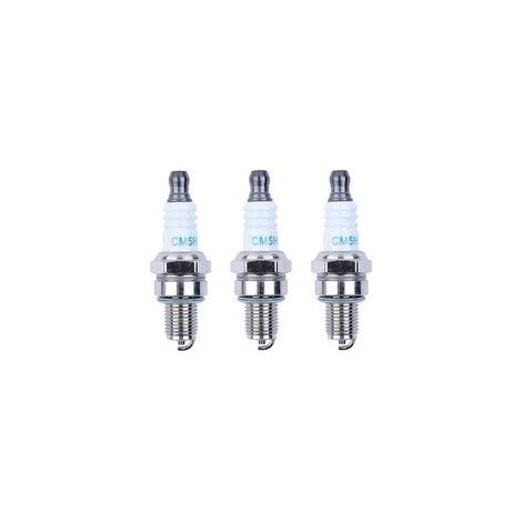 3 Pièces Bougies d'allumage CM5H pour Honda GX25 GX35, pour Shindaiwa 3699-91867 Red Max 369991867,506615101,54426090 Souffleurs Débroussailleuses Coupe-Bordures Tronçonneuses (1/5)