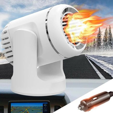 Chauffage de voiture portable 12V 150W, Avec support rotatif à 360°, dégivrage, désembuage