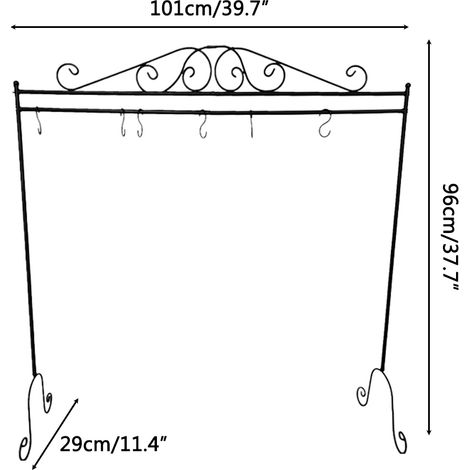 Weihnachtsstrumpfhalter aus Metall mit Haken (1/3)