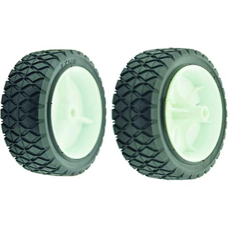1 Roue plastique moyeu déporté diamètre 178mm largeur 38mm alésage 12,7mm pour portail
