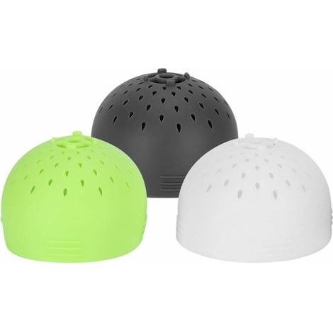 Mini passoire 3 pièces, égouttoir en silicone portable, mini passoire boîtes de conserve de nourriture crépine filtre couvercle de vidange - égoutter et contenir rapidement les aliments (1/5)