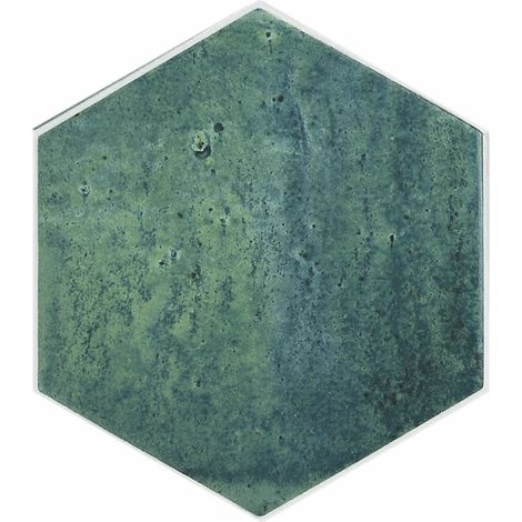 APE A041026 SINTRA HEXA EMERALD GREEN 13,9x16 Azulejo Esmaltado - ref: A041026 (1/2)