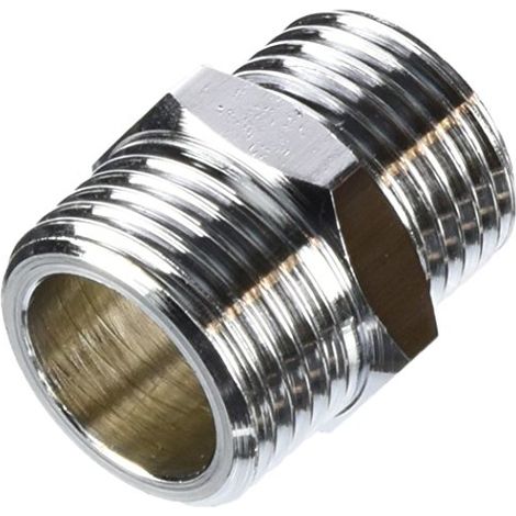 Nipplo doppio IDS 1 / 2x3 / 8Z per tubo cromato da 16 mm (1/2)