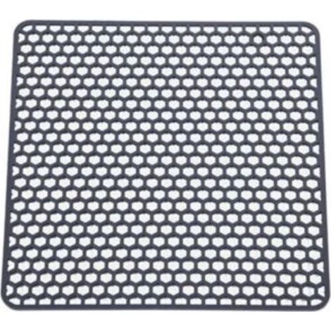 Tapis d'évier de cuisine, 34,534,5 cm, tapis d'évier en silicone, protection d'évier carrée, tapis d'évier antidérapant, utilisé pour sécher la vaisselle et les ustensiles de cuisine.