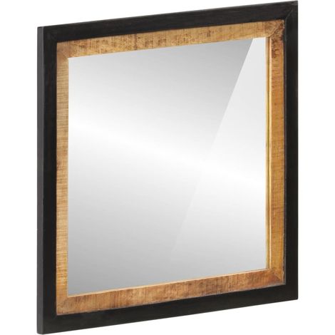 Maison Exclusive - Specchio da Bagno 55x1x60 cm in Vetro e Legno Massello di Mango (1/5)