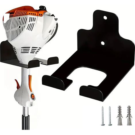Support de rangement pour outils de jardin – Support mural pour organisateur d'outils de jardin, support de rangement pour tondeuse, jardinage de haies, amateurs de cave de ferme, jardiniers