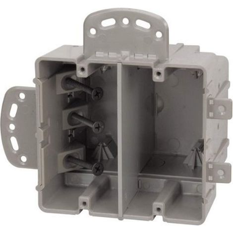 Boîtier multiprise 2 prises avec profondeur réglable, très résistant 10 kg (1/5)