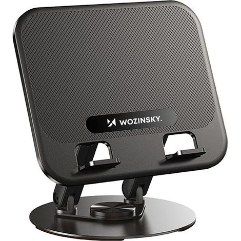 Supporto girevole per laptop e tablet - nero