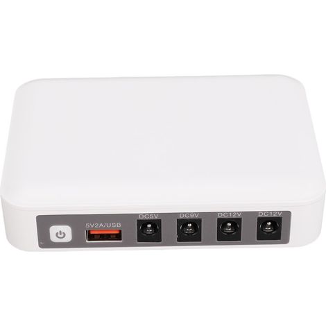 Mini UPS Battery Backup 7500mAh, 5 Heures WiFi avec 2A Alimentation sans Interruption pour Le Modem du Routeur, Caméras de sécurité (Prise UE) (1/5)
