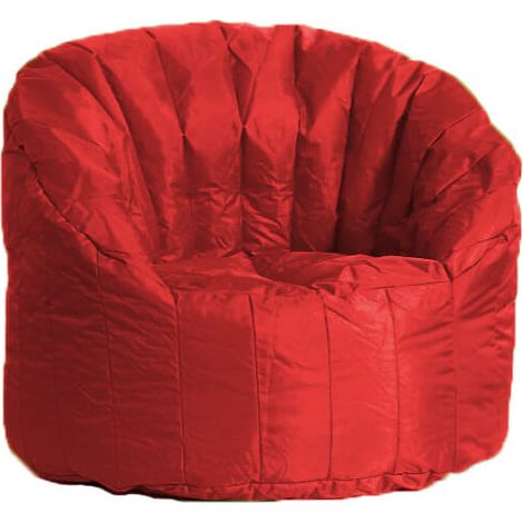 Poltrona Pouf Tortuga in Nylon Rossa Avalli