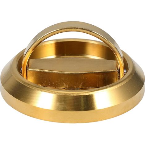 Verrou de Porte Invisible en inox Doré (1/5)