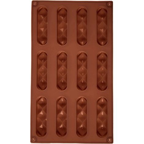 Silicone Cookie & Praline Mold, Brown, 29.5x17x1.5 cm (1/5)