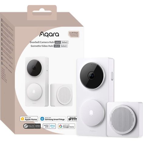 Aqara G410 Select videoportero blanco con cámara 2K