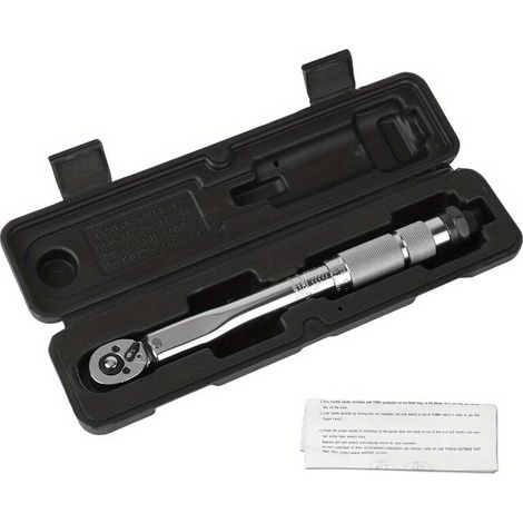 Clé Dynamométrique Réglable Professionnelle 1/4 '' Clé à Douille Outil à Main (1/4)