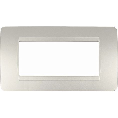 Placche Classic 506 6M Moduli tecnopolimero titanio Compatibile Bticino Matix SD68006-07 (1/2)