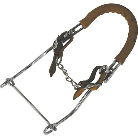 Hackamore cromato aste lunghe per cavalli